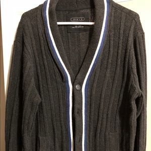 Dark Gray 21 Men Sweater Cardigan